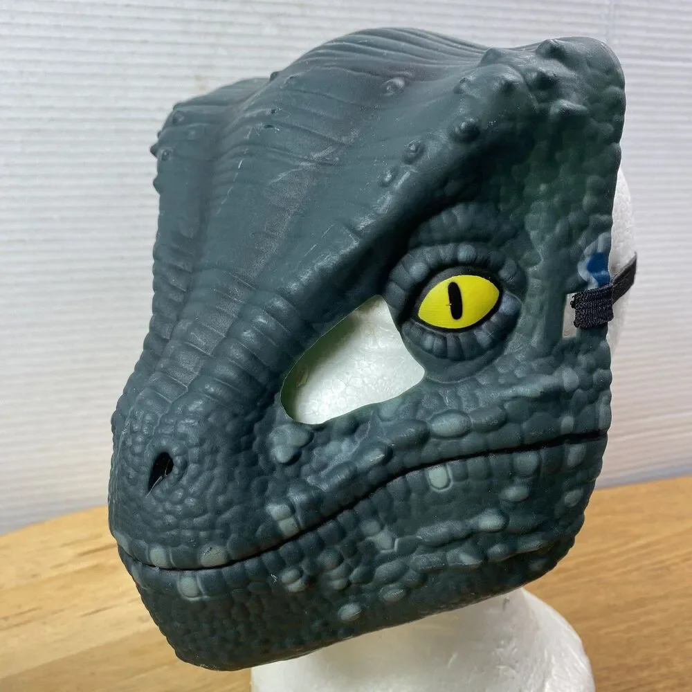 Deluxe Leonardo Ninja Turtle & Jurassic World Blue Raptor Mask Costume Lot 6